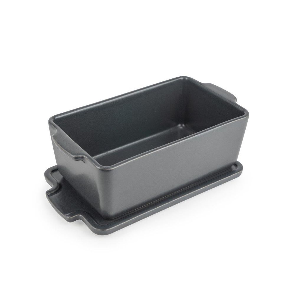 Terrine en Céramique Ardoise 20cm avec Presse - Visuel 1